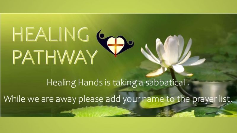 Poster on the healing hands ministry at Highlands