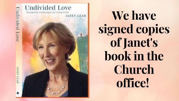 Poster for the Undivided Love book - copies available in the church office