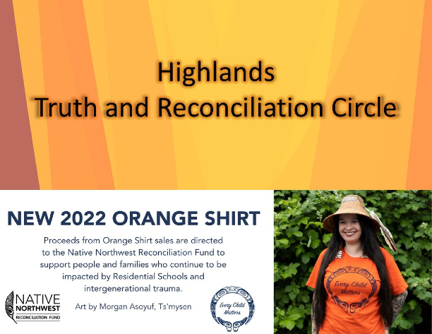 Poster of orange shirt day 2022.