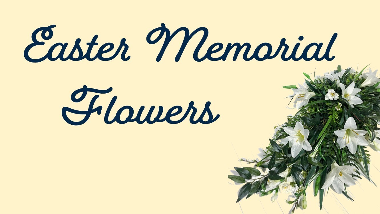 Easter Memorial Flower Request Poster