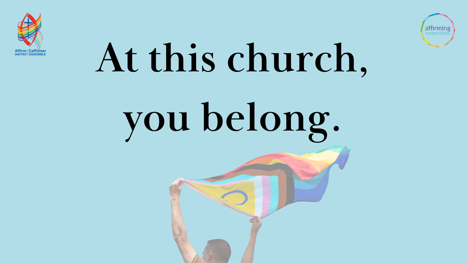 stand with members of the LGBTQ2 members of the congregation and the community at large