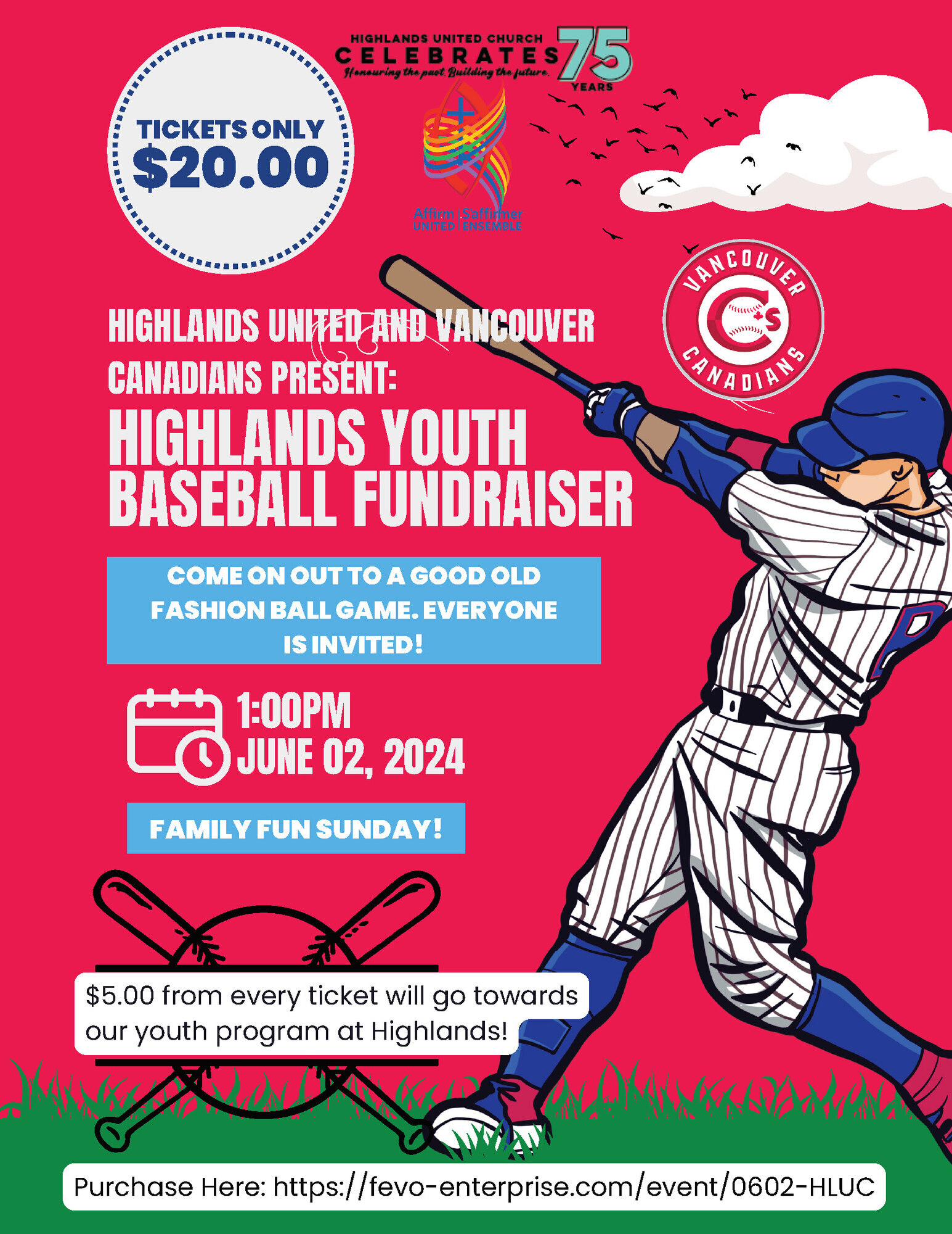 Highlands Baseball Fundraiser